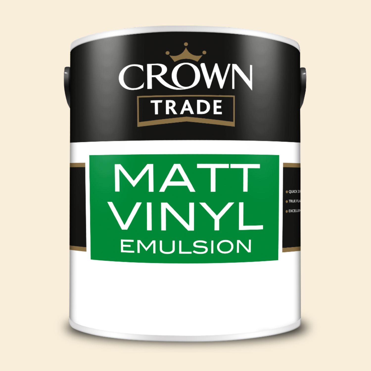 Crown Trade Vinyl Matt Mixed Colour - Snowdrop  / 5l