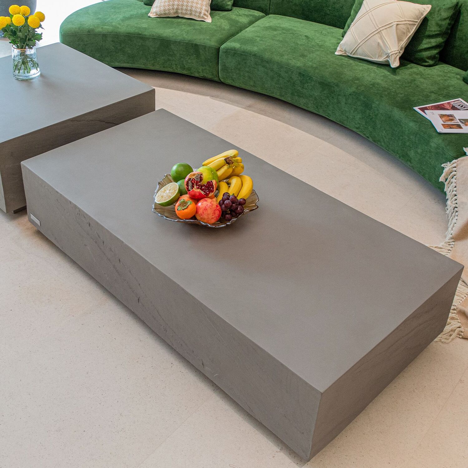 Elementi Colorado Grc Rectangular Coffee Table - Space Gray