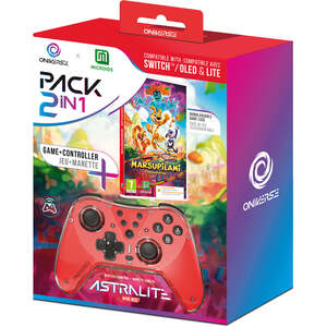 Astralite Red Wireless Bluetooth Controller with Marsupilami for Switch