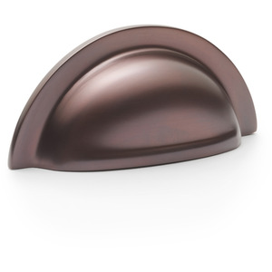 Dark Bronze Cabinet Cup and Button Knobs Pull Layered Mushroom Kitchen