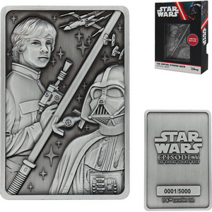 Star Wars Episode V The Empire Strikes Back Luke and Vader Metal Ingot