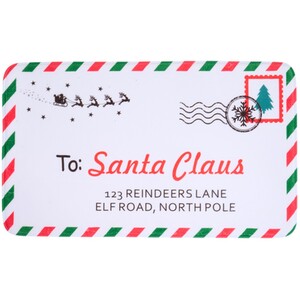 Festive Letter to Santa Bath Mat