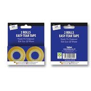 Easy Tear Sellotape Pack of 2 x 18mm x 33m Rolls