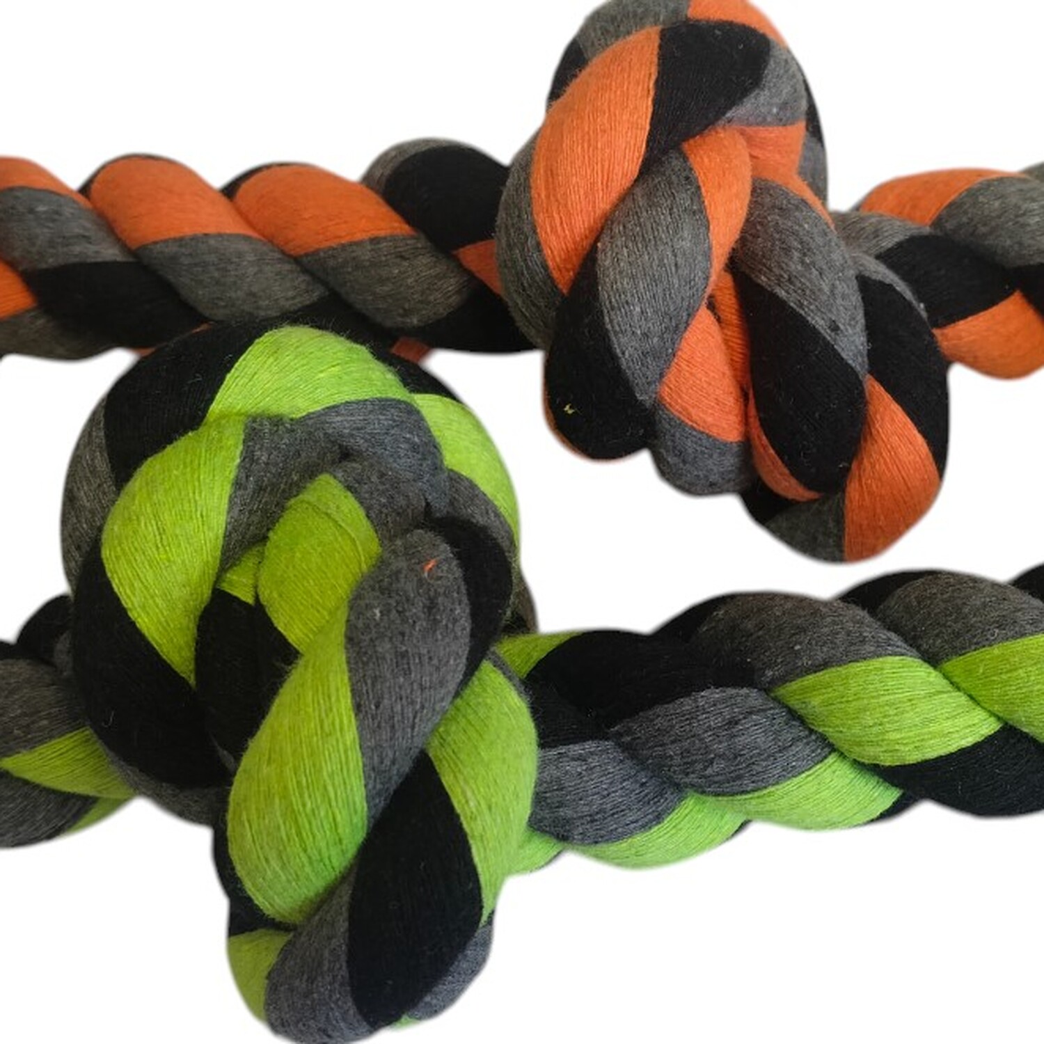Knotted Dog Rope 1x Jumbo Knotted Dog Rope Chew Toy Durable Large Twisted Play Rope