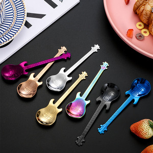 Guitar Shaped Stainless Steel Spoon