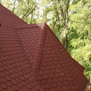 18-Piece Fish-Scale Asphalt Roof Shingles