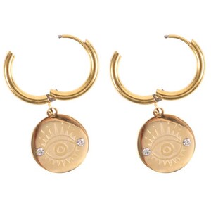 All Seeing Eye Protection Earrings For Good Luck