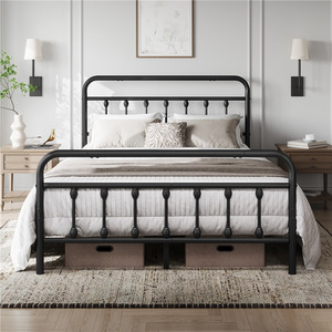 Yaheetech Vintage Metal Bed Frame