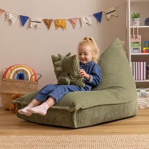 Icon Kids Animal Lounger and Cushion Bundle Jumbo Cord Lounger