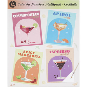 Paint By Numbers Cocktail Multipack