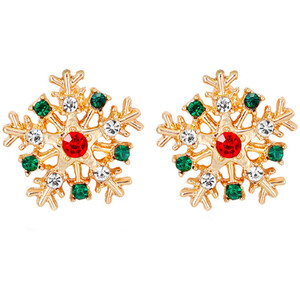 Christmas Snowflake Stud Earrings