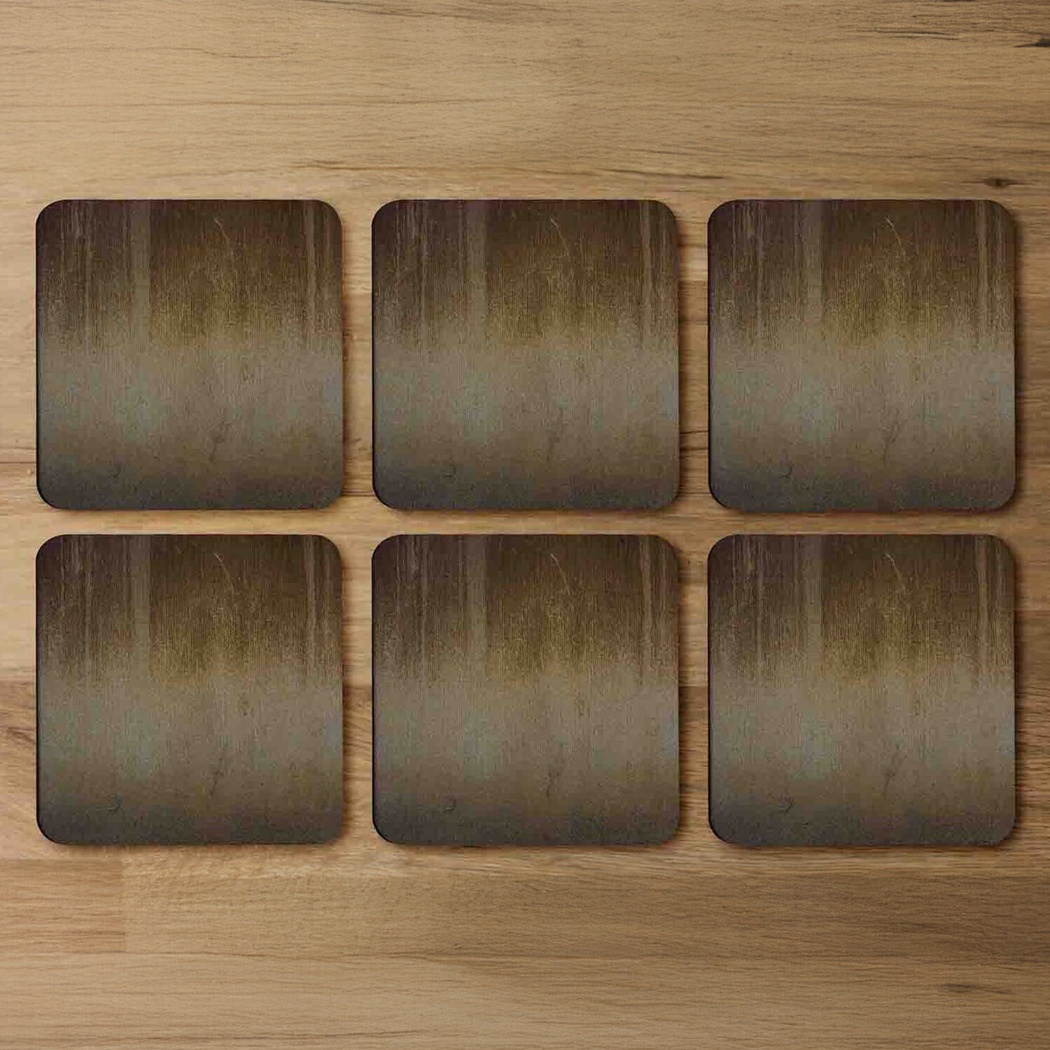 Grunge Texture Coaster - Brown