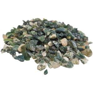 Moss Agate Gemstone Chips Bulk