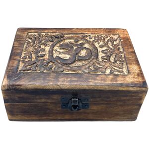Elegant Medium Wooden Keepsake Box for Treasures