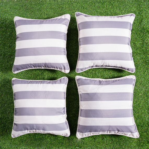 Abrihome Outdoor Waterproof Garden Cushion Covers, Set of 4