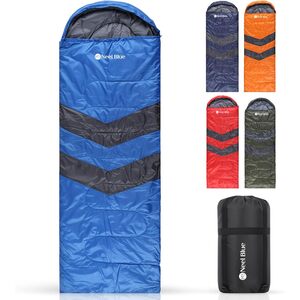 4 Season Sleeping Bag For Single Adult Two Way Zippers