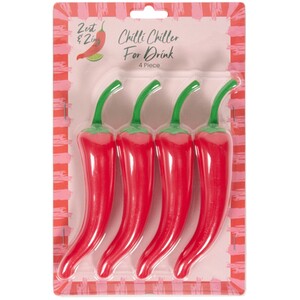 Pack of 4 Zest and Zing Chilli Drink Chillers