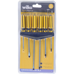 6 Piece Functional Screwdriver Set with Rack