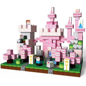 100 Piece Castle Magnetic Cubes