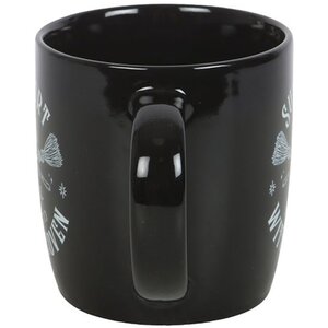 Support Your Local Witch Coven Mug Magical Black Ceramic Coffee Cup