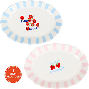 Alfresco Wavy Oval Platter