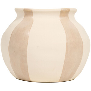 Margot Striped Stone Planter