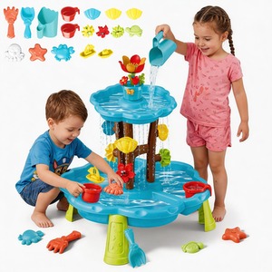 Toddler Sand Water Play Table Outdoor Garden Beach Sandpit Toy