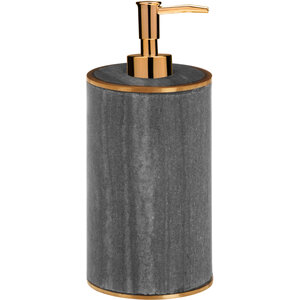 Bosco Grey Marble And Gold Lotion Dispenser
