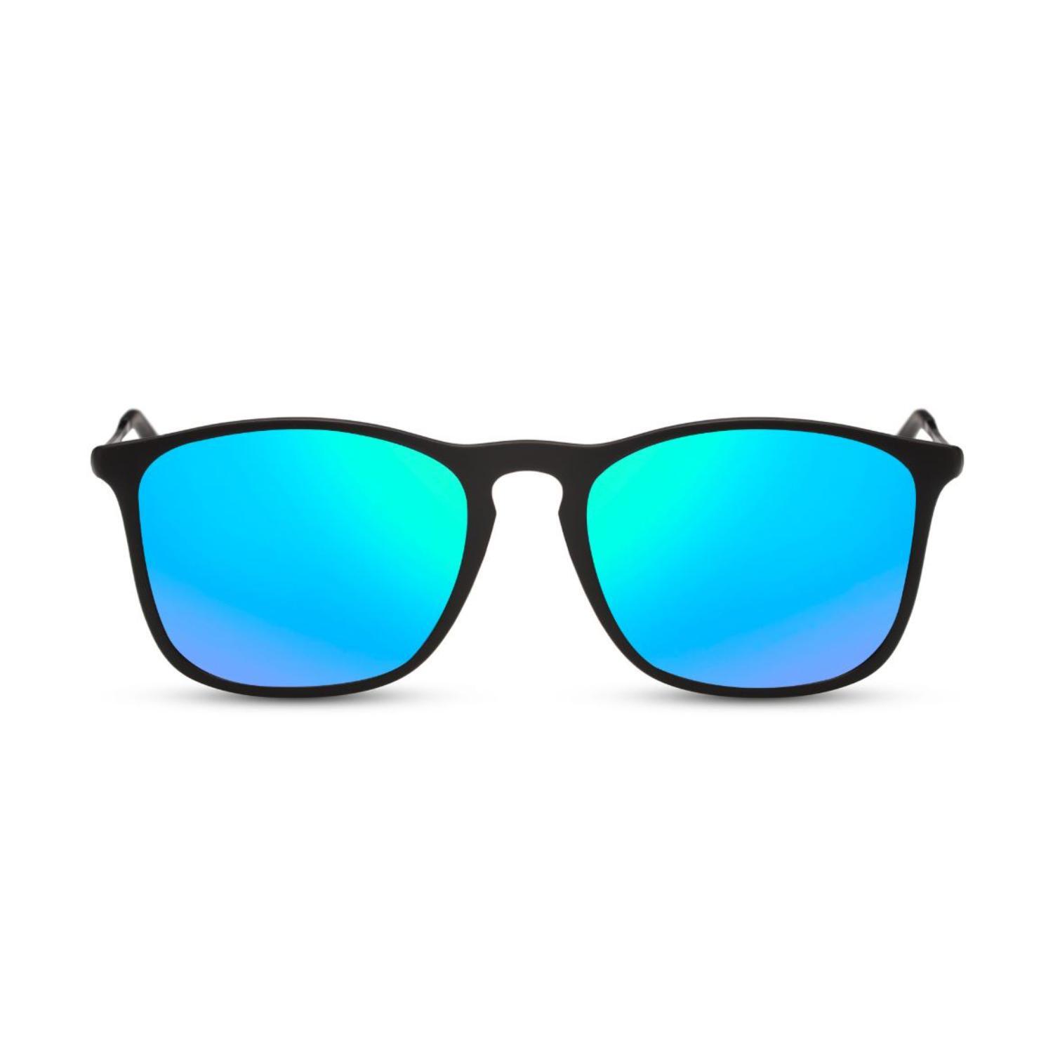 Modern Wayfarer Unisex Sunglasses - Matte Black