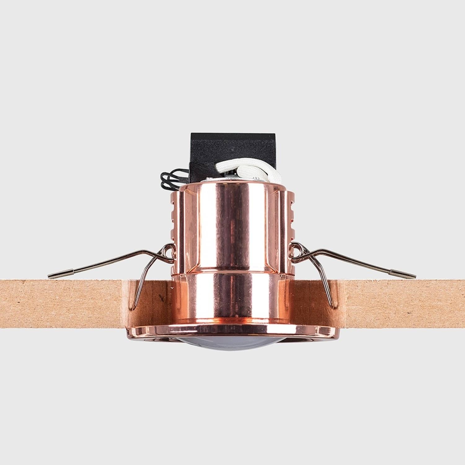 Valuelights Downlight Fire Rated Ceiling Light Fitting 20 Pack - Copper / 8Cm / 5W