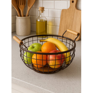 Kora Olive Wood Fruit Bowl