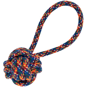 HugglePets Mountain Rope Ball Tugger Dog Toy