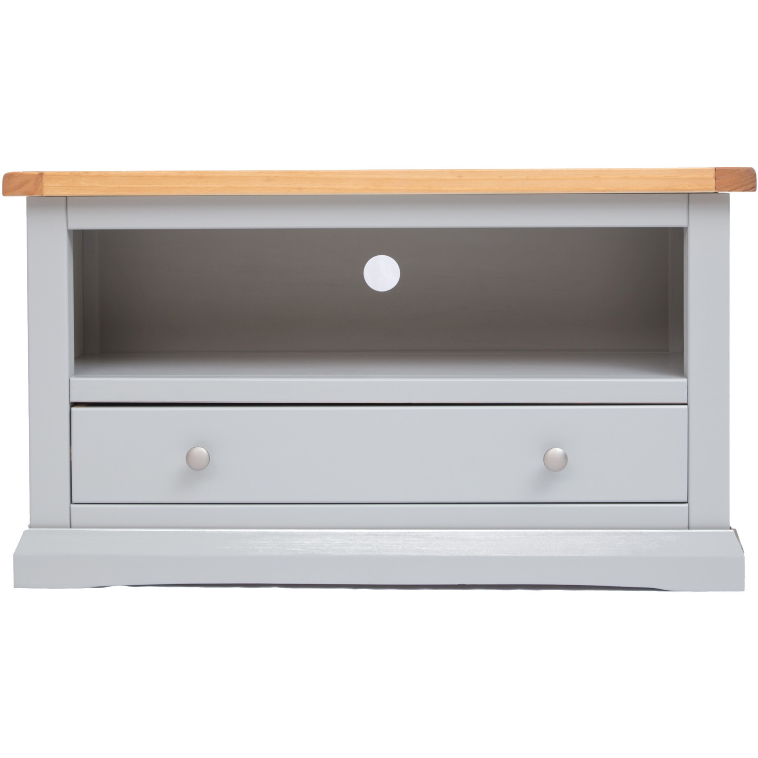 Cabinet Bits Unisex Light Grey Loreo Drawer Tv Cabinet Chrome Knob Size 1 - Image 2