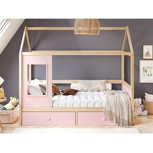 Ted Play House Wooden Bed with Storage