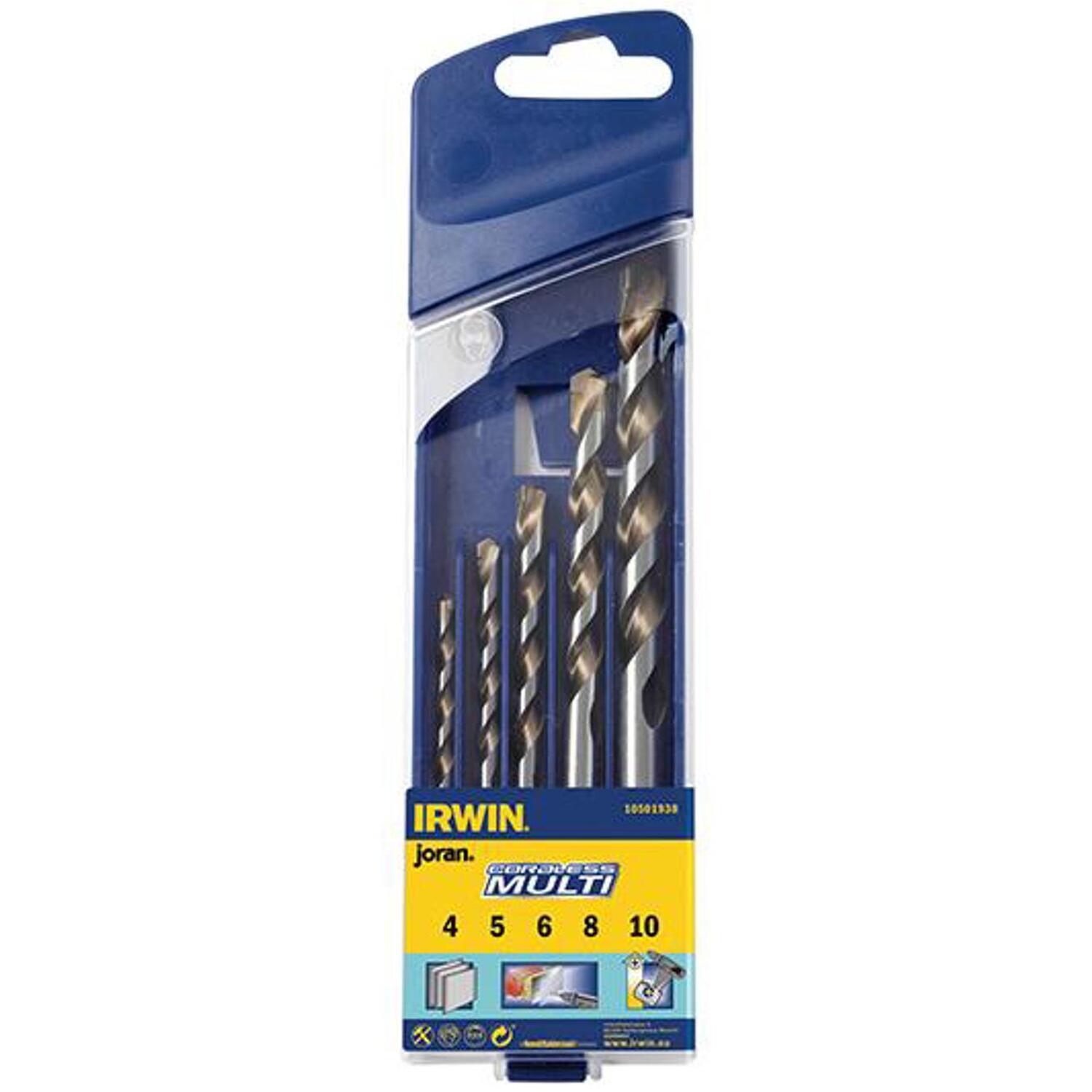 IRWIN® Cordless Multi-Purpose Drill Bit Set 5 Piece 4-10mm - Image 11