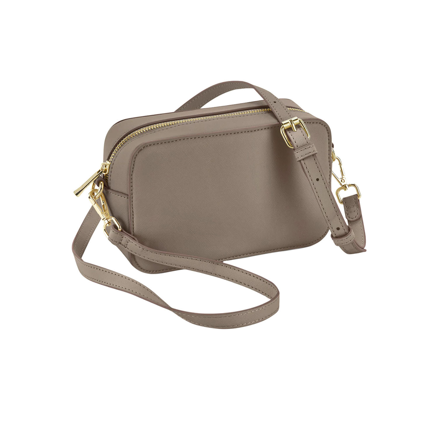 Bagbase (One Size, Taupe) Womens/Ladies Boutique Crossbody Bag - Image 2