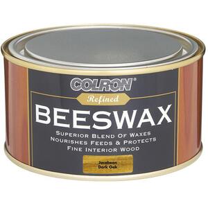 Ronseal Colron Refined Beeswax Paste Dark Oak 400G - 34548 - Wood Treatment