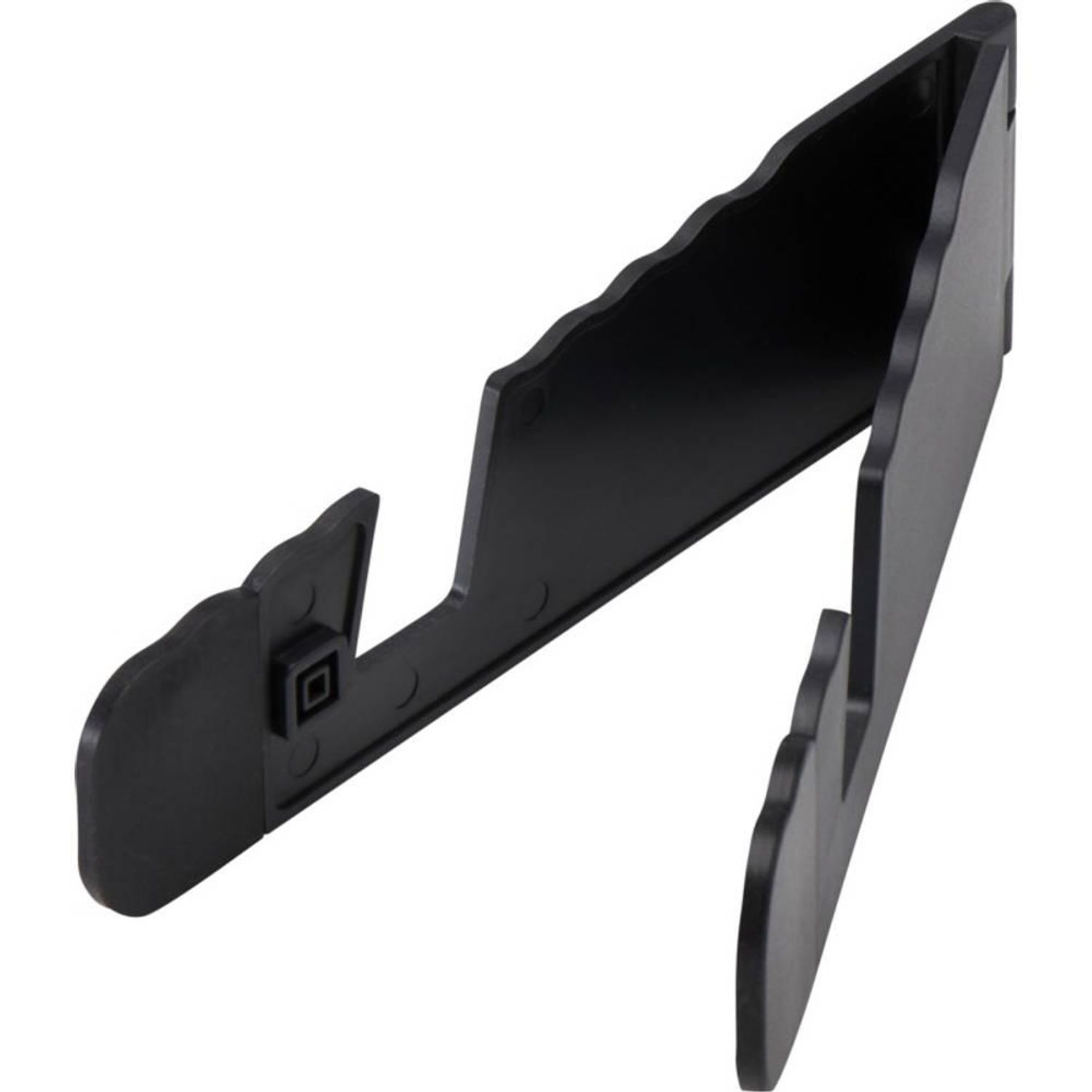 Buna Foldable Recycled Plastic Mobile Phone Stand - Solid Black