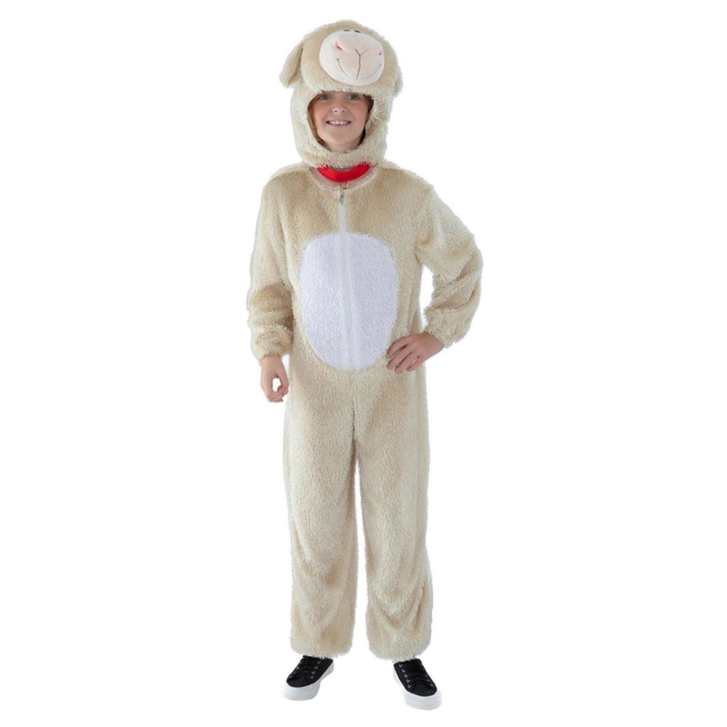 Smiffys Childrens/Kids Lamb Costume - Cream/White / 7-9 Years