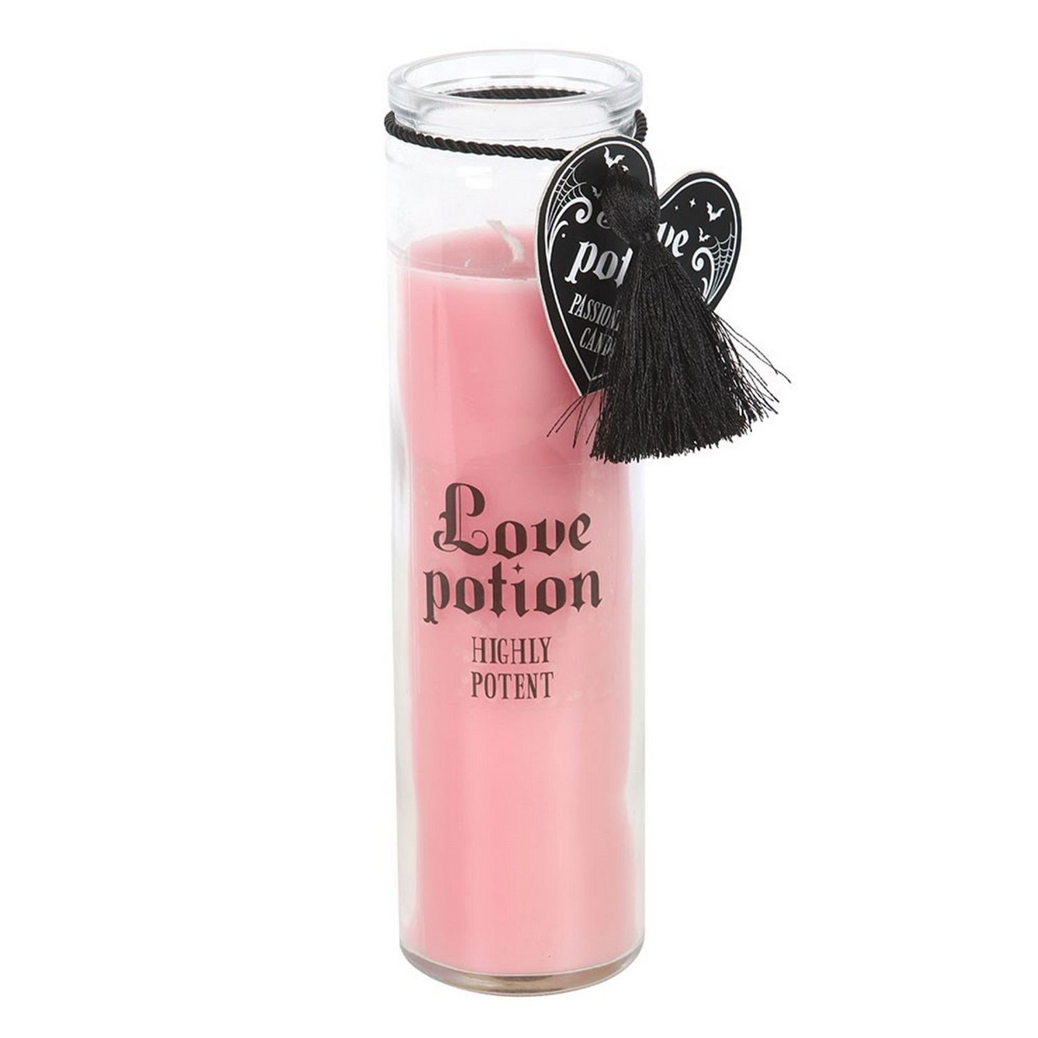 Something Different Passionfruit Tube Candle - Pink/Black
