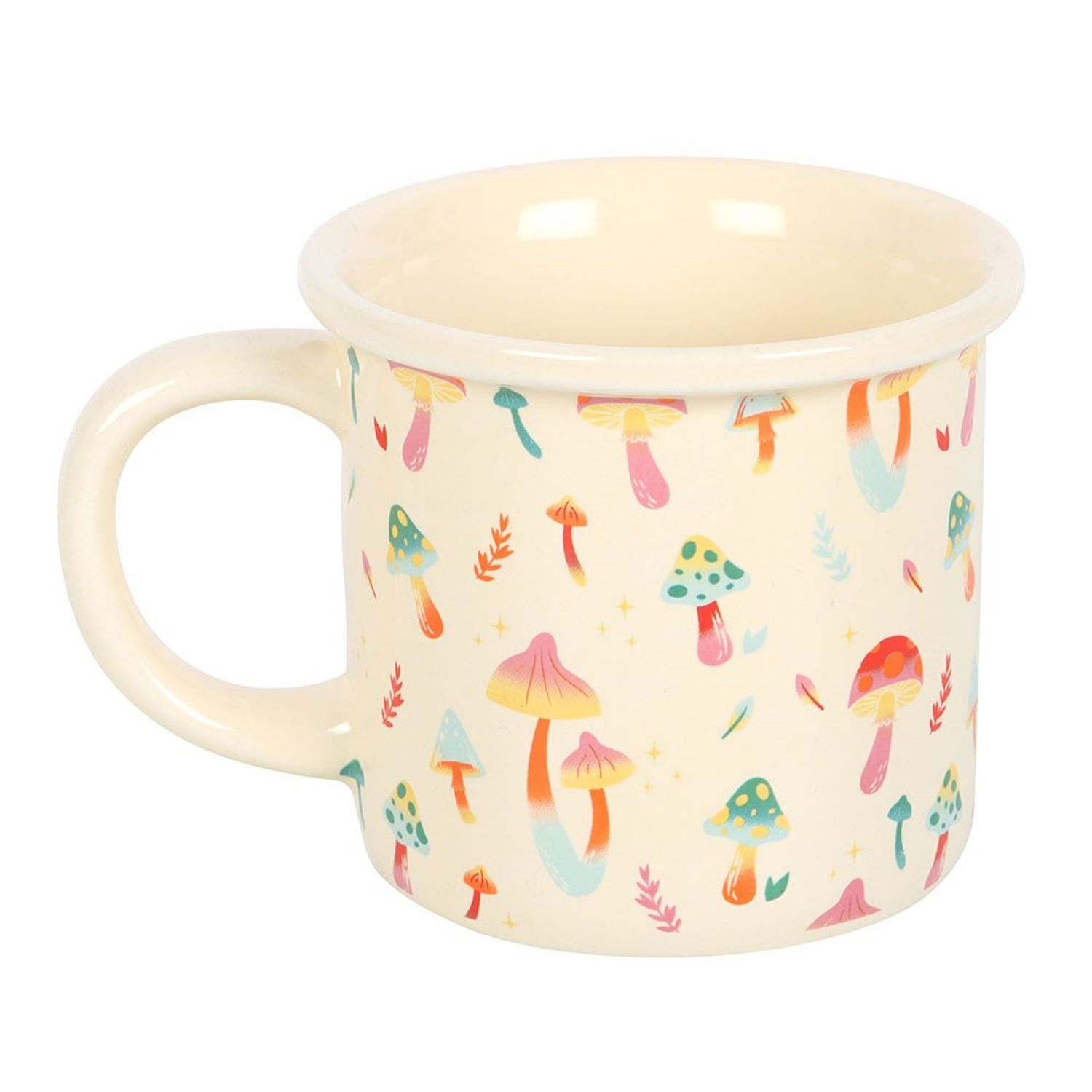 Something Different Funky Fungi Mushroom Mug - Cream/Multicoloured