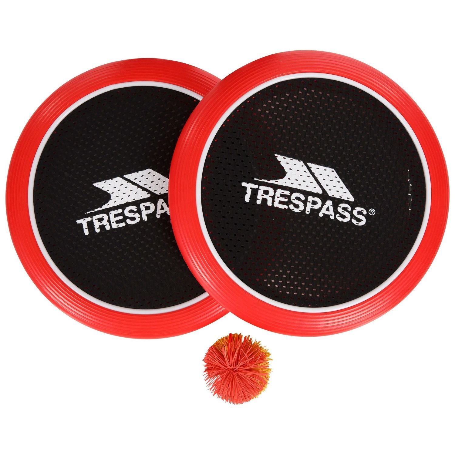 Trespass Stringbatz Trampoline Bat And Ball Game - Red/Black/White