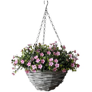 Artificial Floral Hanging Basket