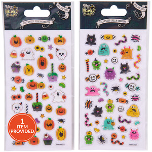 Halloween Jelly Stickers