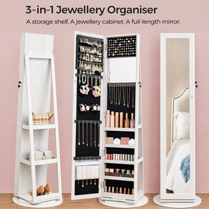 Jewellery Organiser, Freestanding Jewellery Cabinet