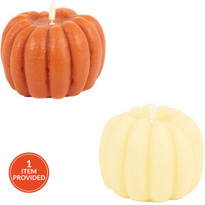 Large Pumpkin LED Candle
