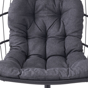 Breeins Egg Shaped Hanging Chair with Cushion and Headrest