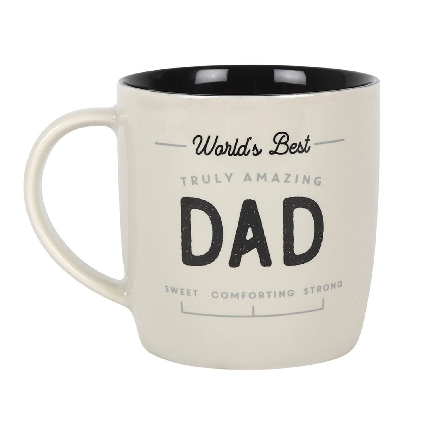 Something Different Truly Amazing Dad Ceramic Mug - White/Black