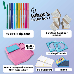 Barbie Sticker Machine by Multiprint  Kids Craft & Stationery Set