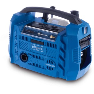 Scheppach Airforce 6 Cordless Air Compressor - 20V Hybrid, 10.3 Bar, USB Ports